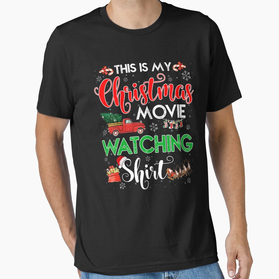 This Is My Christmas Movie Watching with Red Truck Pajamas by brntcoff1