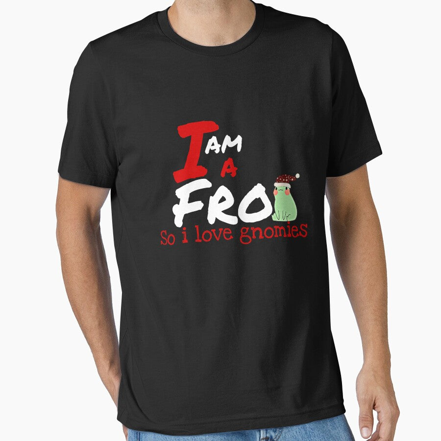 I am a frog so i love gnomies by salahnewdesign