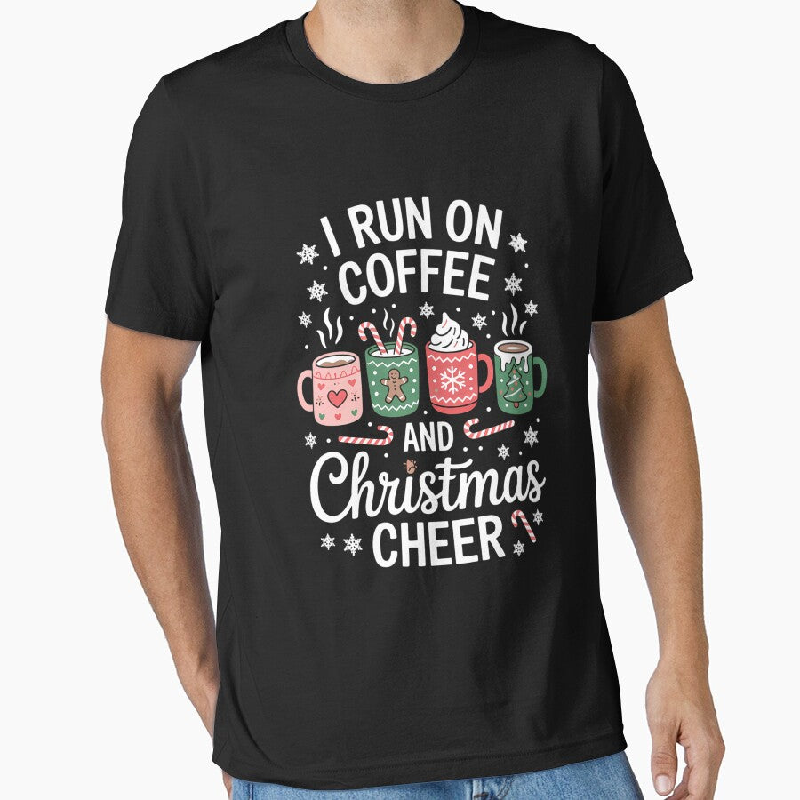 I Run on Coffee and Christmas Cheer Xmas Party by LunaCrazeArt