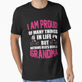 I Am Proud Of Many Things In Life But Nothing Beats Being A Grandma T-Shirt by Leevinstee