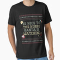 Watching The Nurse To Nice Nurse Be Santa Classic is Vintage Christmas Retro by FrankyTepper