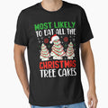 loiLikely Christmas To All Classic Tree Cakes Eat Vintage Retro Funny The Most by MediarMedic