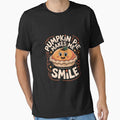 Pumpkin Pie Makes Me Smiles Funny Fall Cozy Holiday Cheer by KarstenNoanra