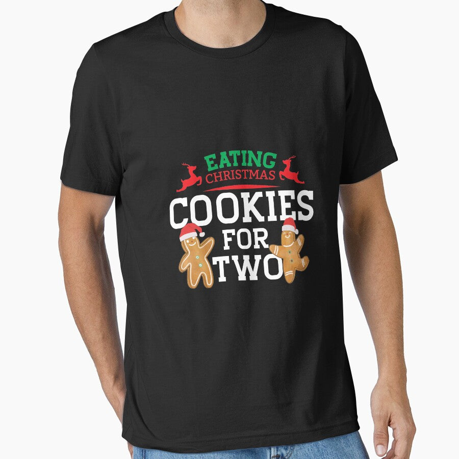 Christmas Cookies For Two , Christmas Pregnancy Announcement, Baby Announcement , Christmas Pregnancy Reveal by plussorn
