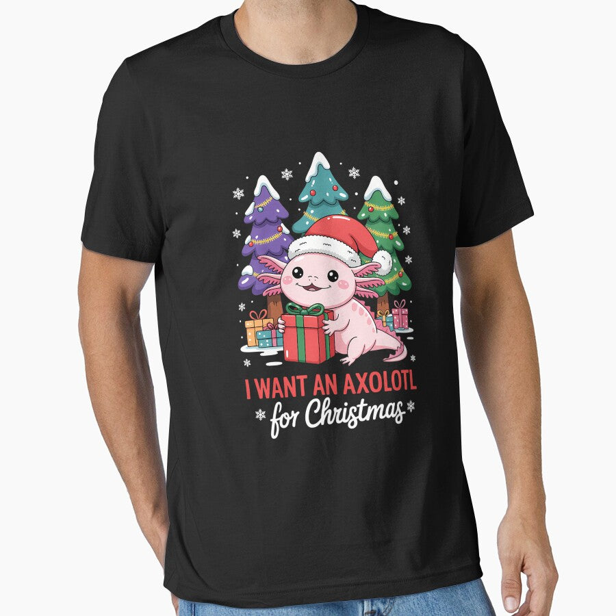 Axolotl Christmas  Xmas by DoorwayThreads
