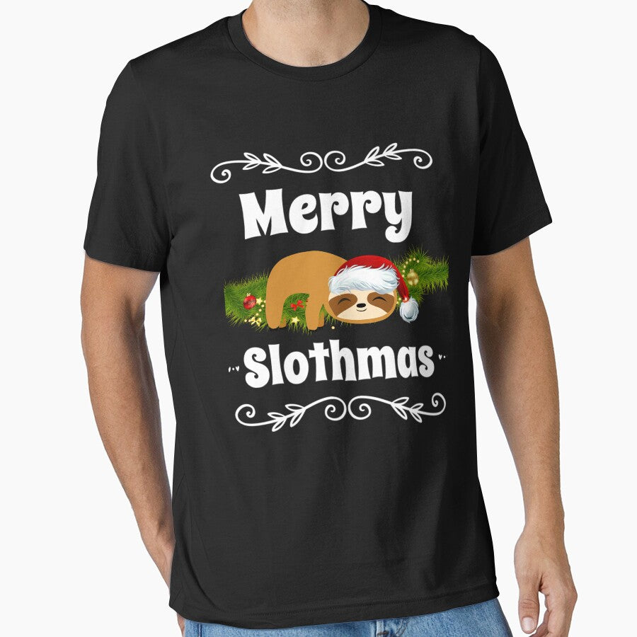 Merry Slothmas, Sloth Lover Christmas by Mandala108