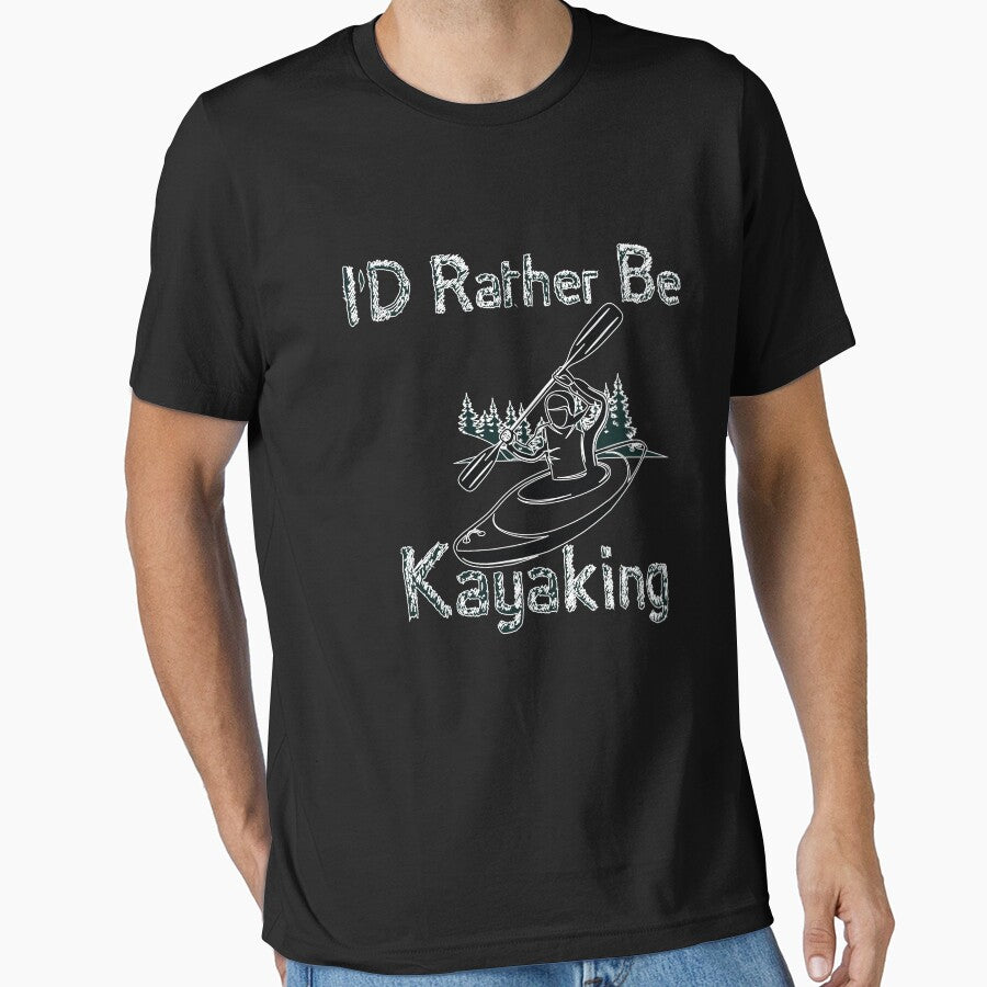 I'D Rather Be Kayaking - I love Kayaking - Funny by Hannah  Pillic