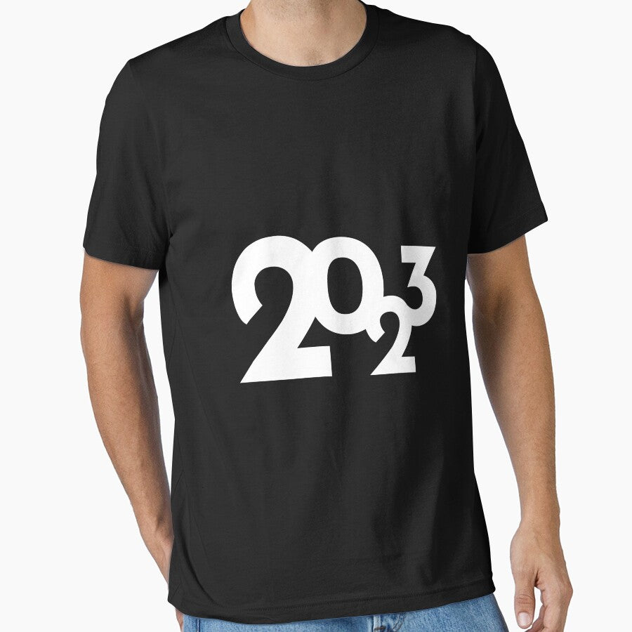 2023 Simple black and white, not too cluttered. Can be worn in New Year's celebrations with family. party with friends put together as a couple with lovers Or put out to hang out as a group. by P-De-Design