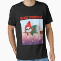 SLOTH WINTER CHRISTMAS SNOW SLEEP T-Shirt by bigerdan