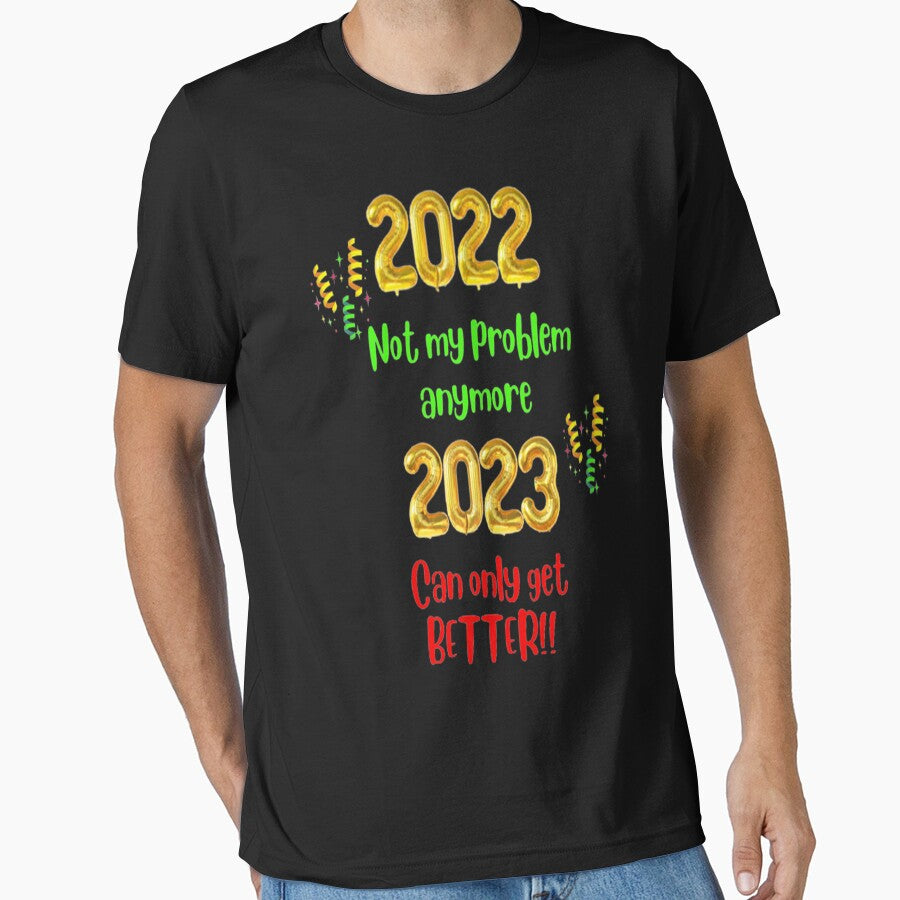 Not My Problem Anymore New Year Lettering Design, Howdy New Year, New Years Celebration, New Years Eve Countdown by Adri Barnard