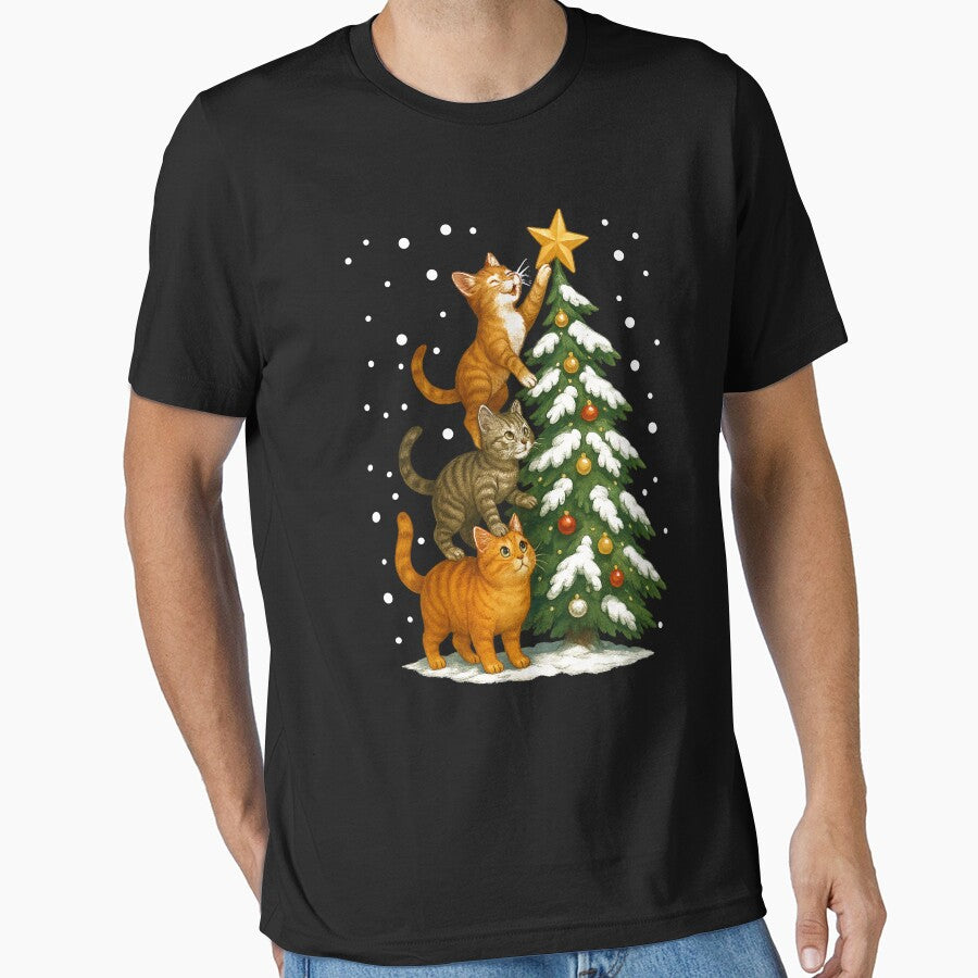 christmas cat funny christmas by Kladhadredo