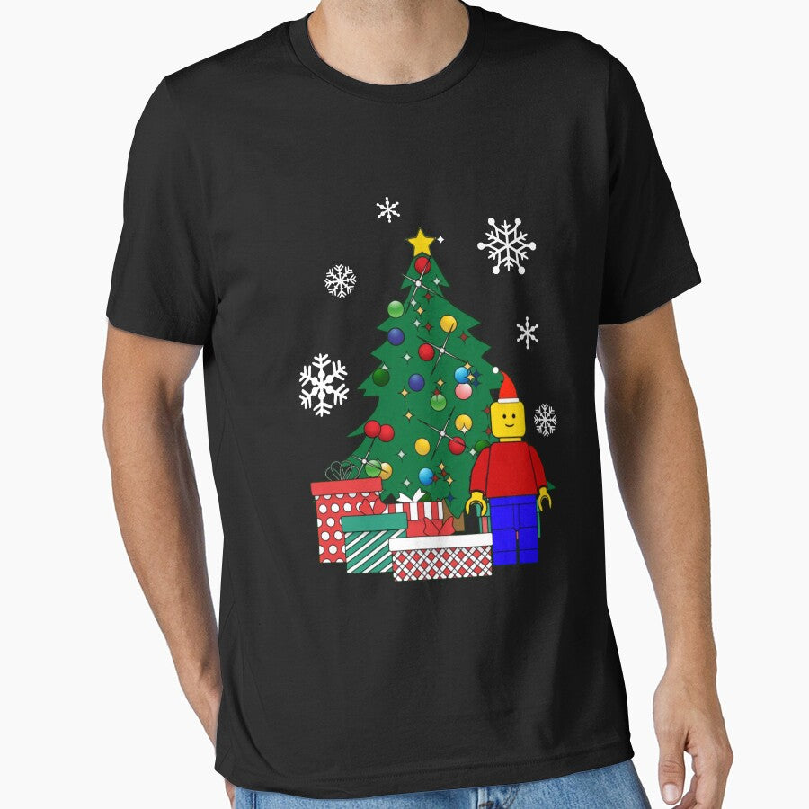 Lego Man Around The Christmas Tree Baseball by Betiwam92
