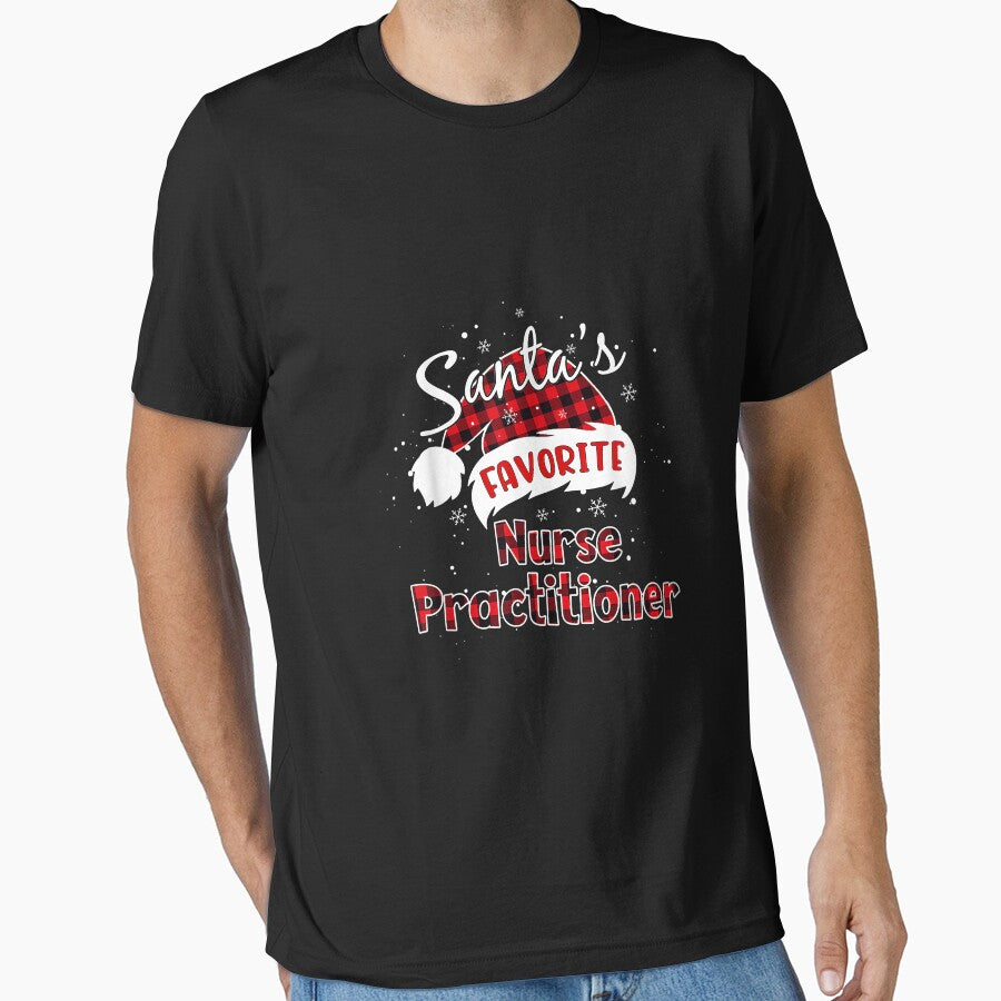 Funny Santa's Favorite Nurse Practitioner Christmas Pajama by JeffreyMCombs