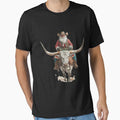 Santa Cowboy Ridding Bull In Western Merry Christmas by ArleneRowe