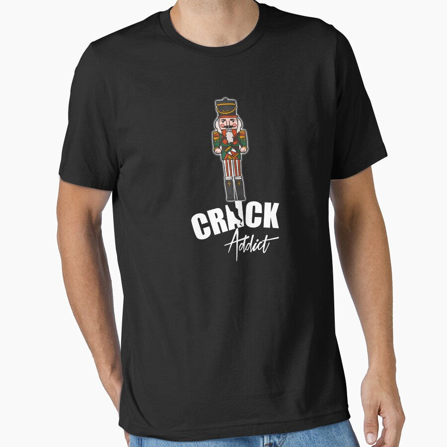 Crack Addict Funny Nutcracker Design by PNGShop