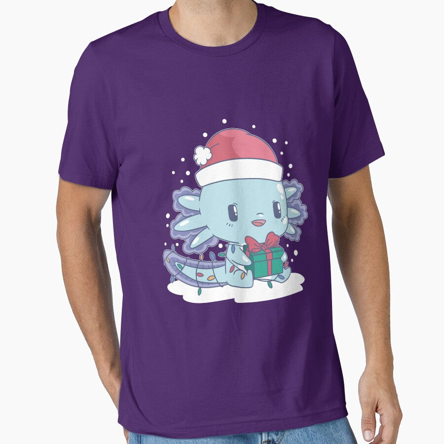 My favorite Color is Christmas Lights Cute Baby Axolotl by TamGustam