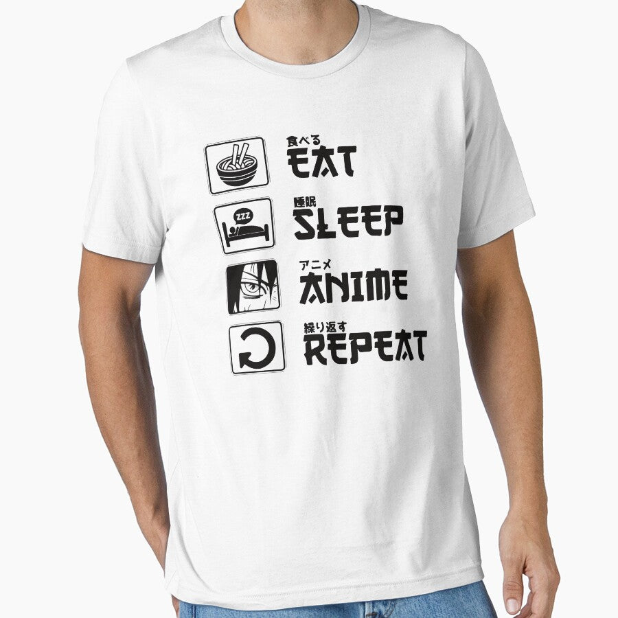 Eat Sleep Anime Repeat by ubantee