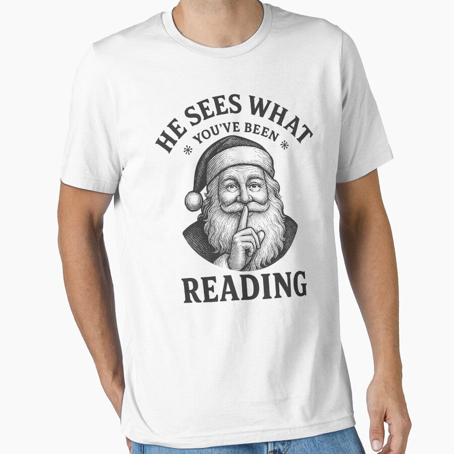 Bookish Christmas - He Sees What You've Been Reading by ZBIFBOUETLA
