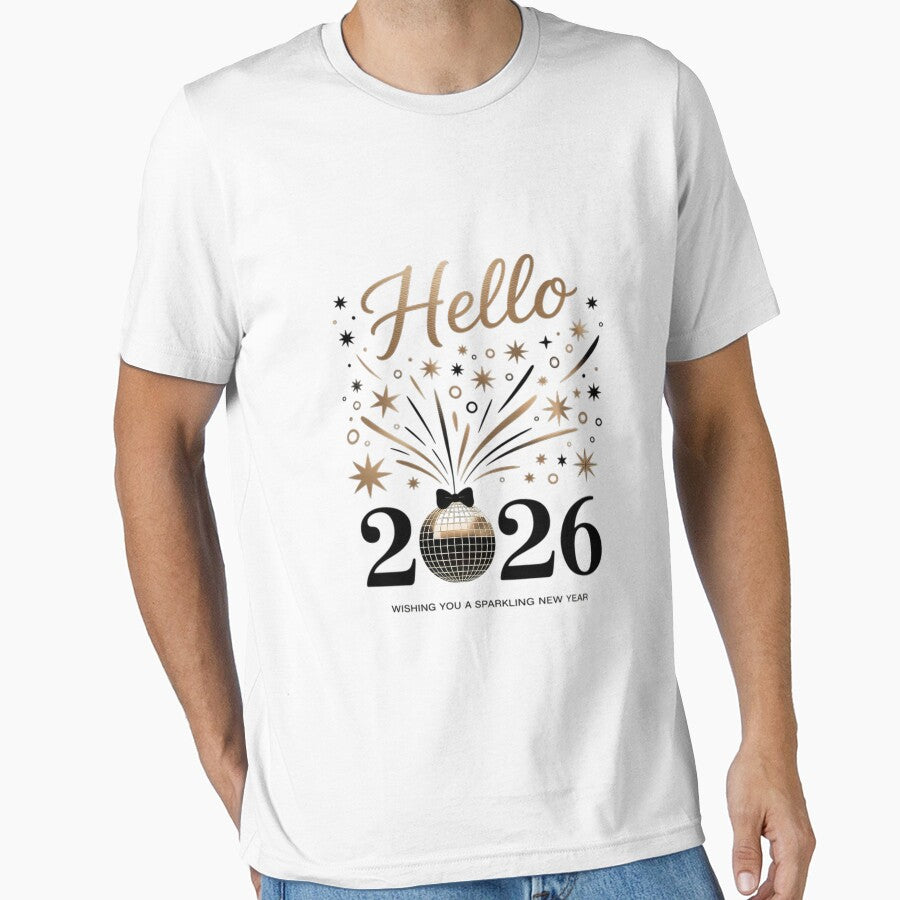Hello 2026 Disco Ball by sandrahofer-art
