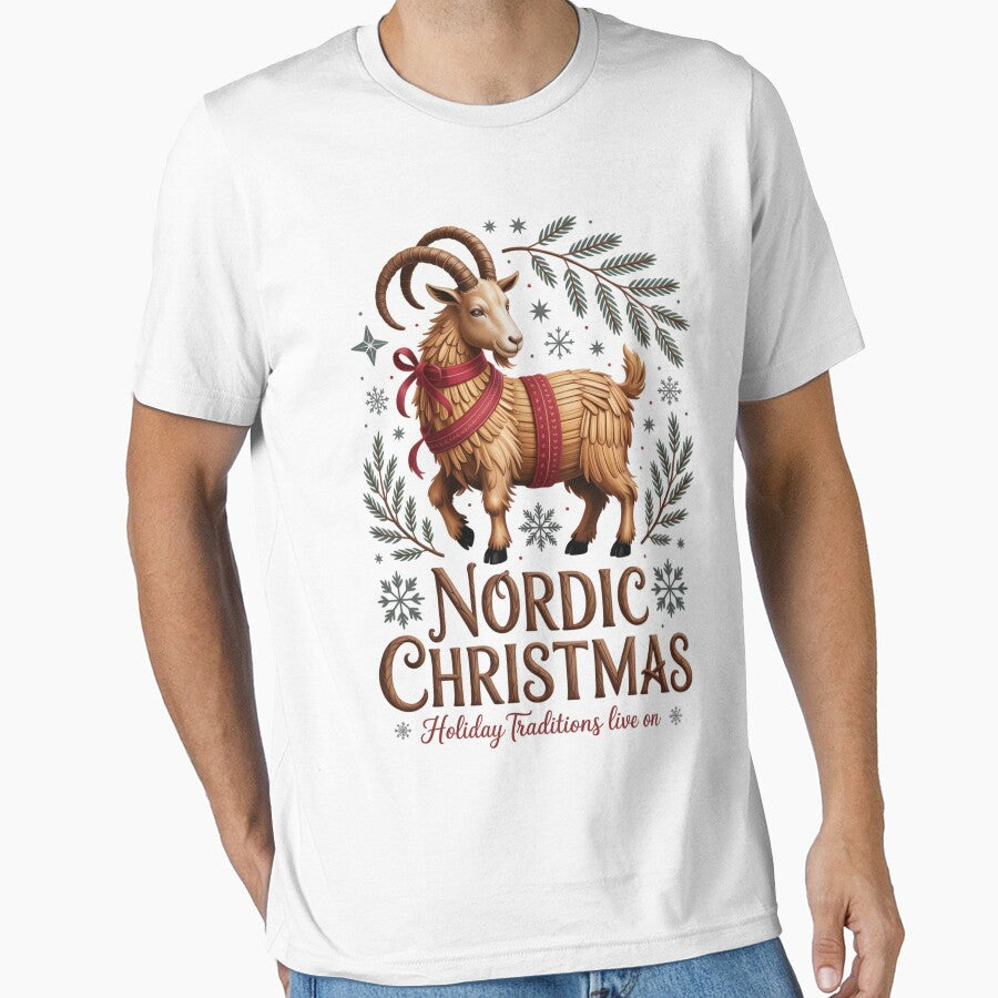 Minimalist straw Yule Goat Series – Elegant Scandinavian Holiday Line by Nordic Echo