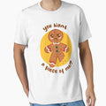 Want a piece of me gingerbread man (on light colors) by messy-nessie
