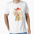 Christmas Albino White Axolotl by Sillytoe