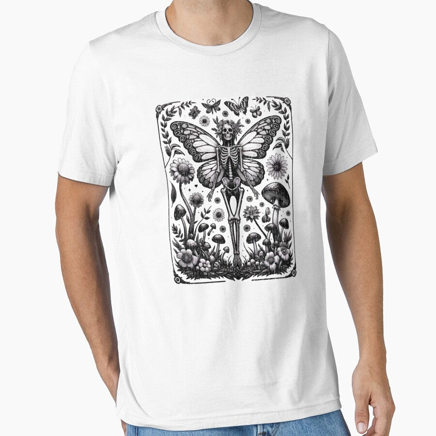 Fairycore Skeleton Fairy by DetourShirts