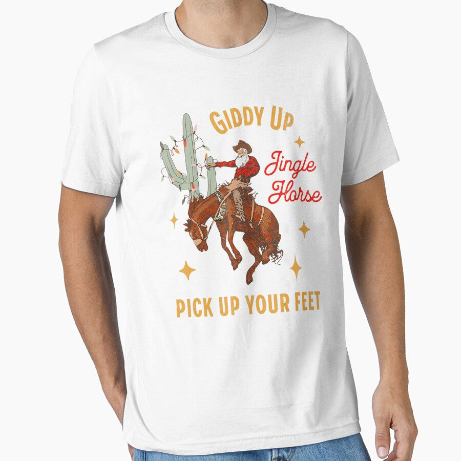 Giddy Up Jingle Horse Funny Western Christmas by NetlandWewerka