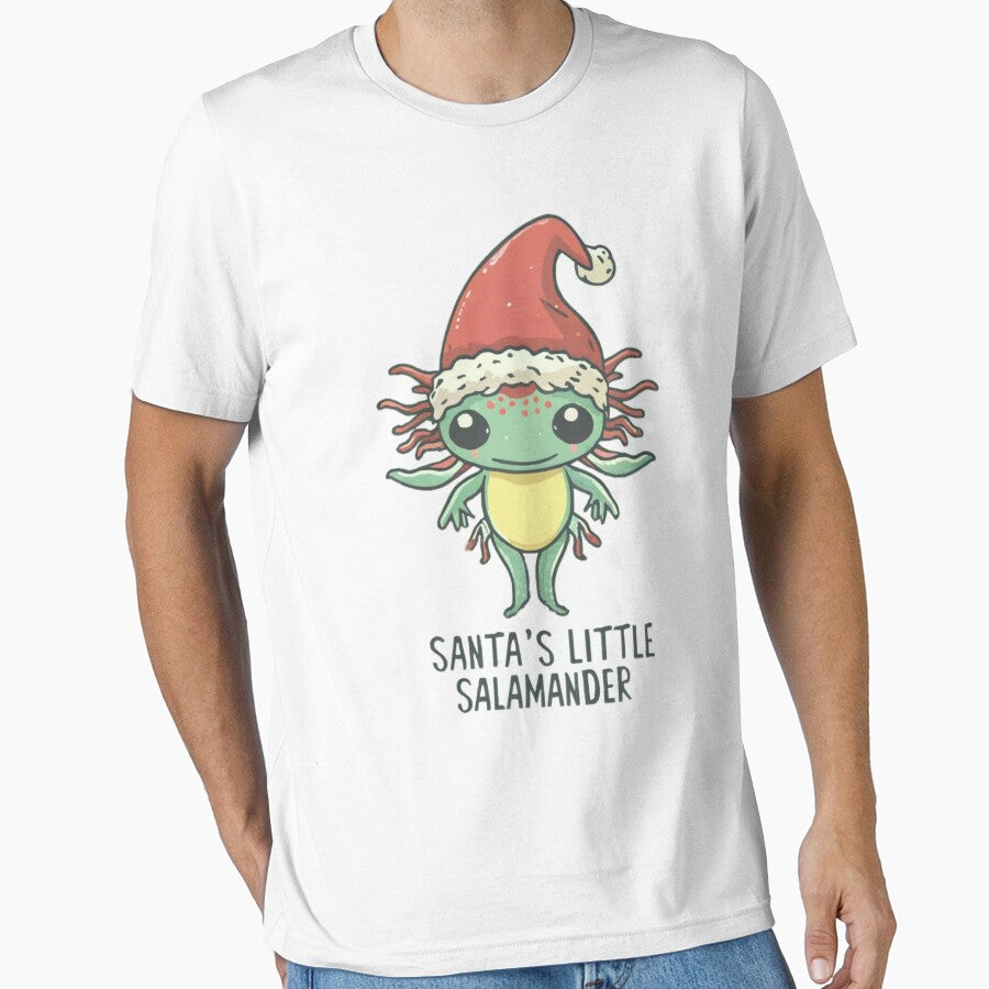 Axolotl With Santa Hat by PlanetMarker