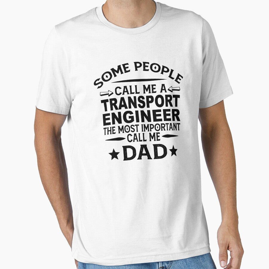 Transport engineer Father Dad T-shirt gift for father's Day Transport engineer Dad Father's Day, Transport engineer Dad Hudband Christmas Gift by xlnv