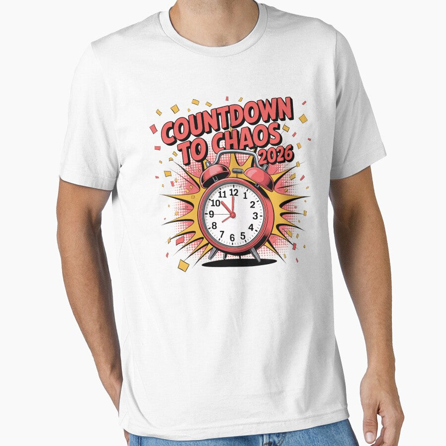 Countdown to Chaos 2026 – Funny New Year Typography Design by Ammar Studio