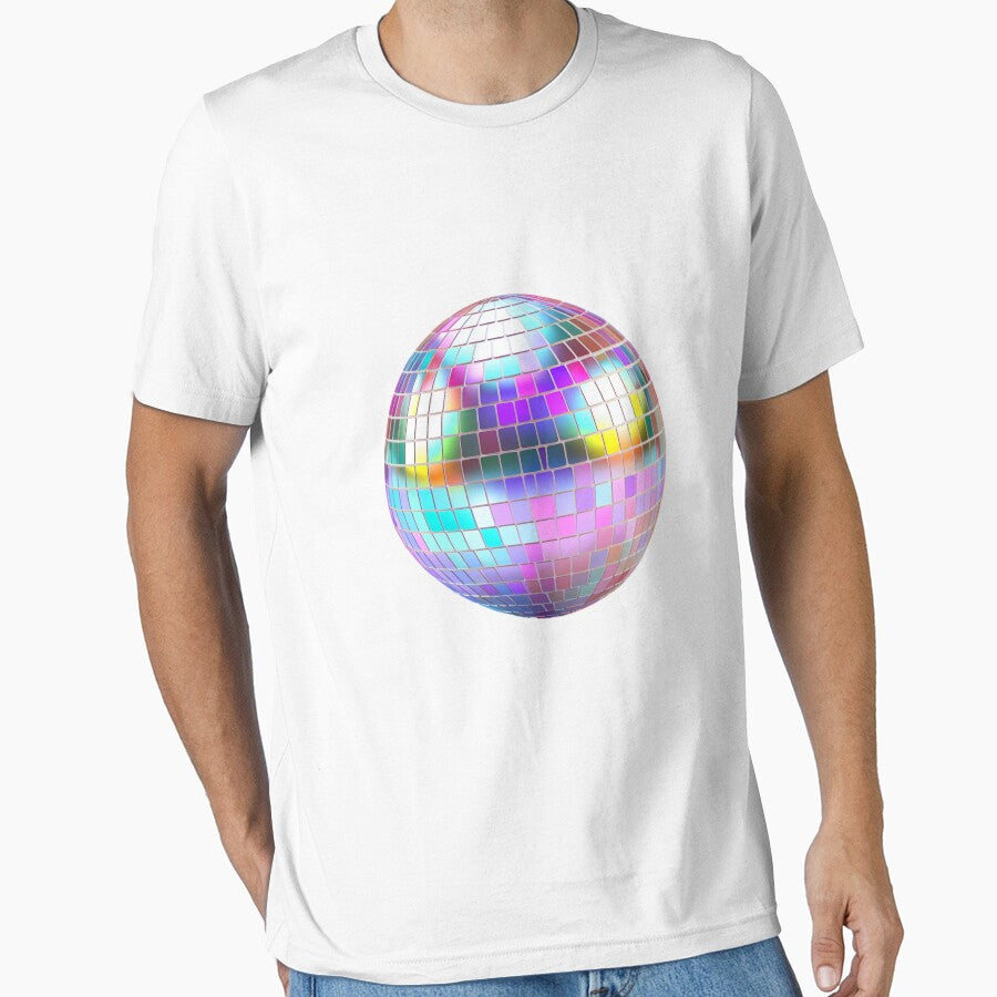 disco ball on the front, associated press photo style, bright colors, design for celebrations or for the end of the year by Bouchey
