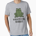 Grumpy Frog “Whatever, Ribbit” Funny Minimalist Design by SidTastic