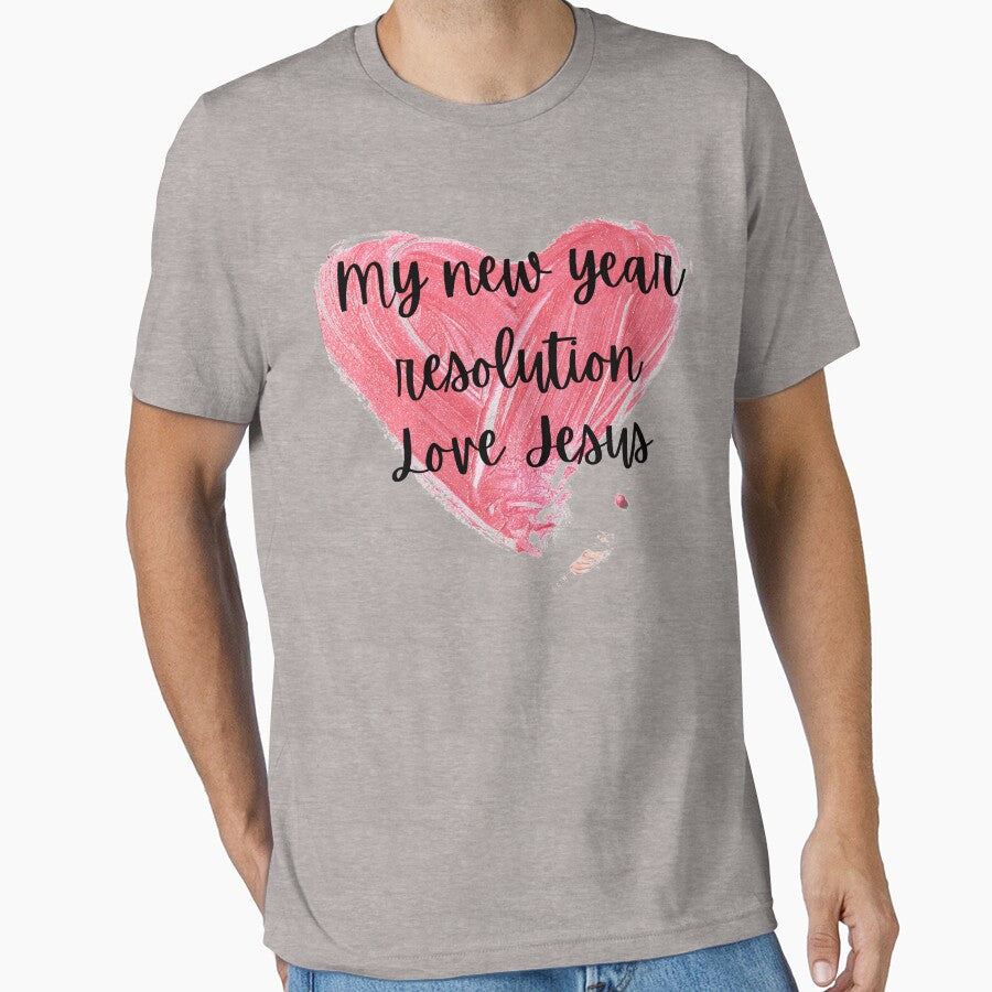 My New Year Resolution Love Jesus Heart by Calebchc