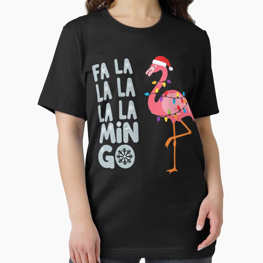 Fa La La La Mingo Christmas Flamingo by Dopsel56