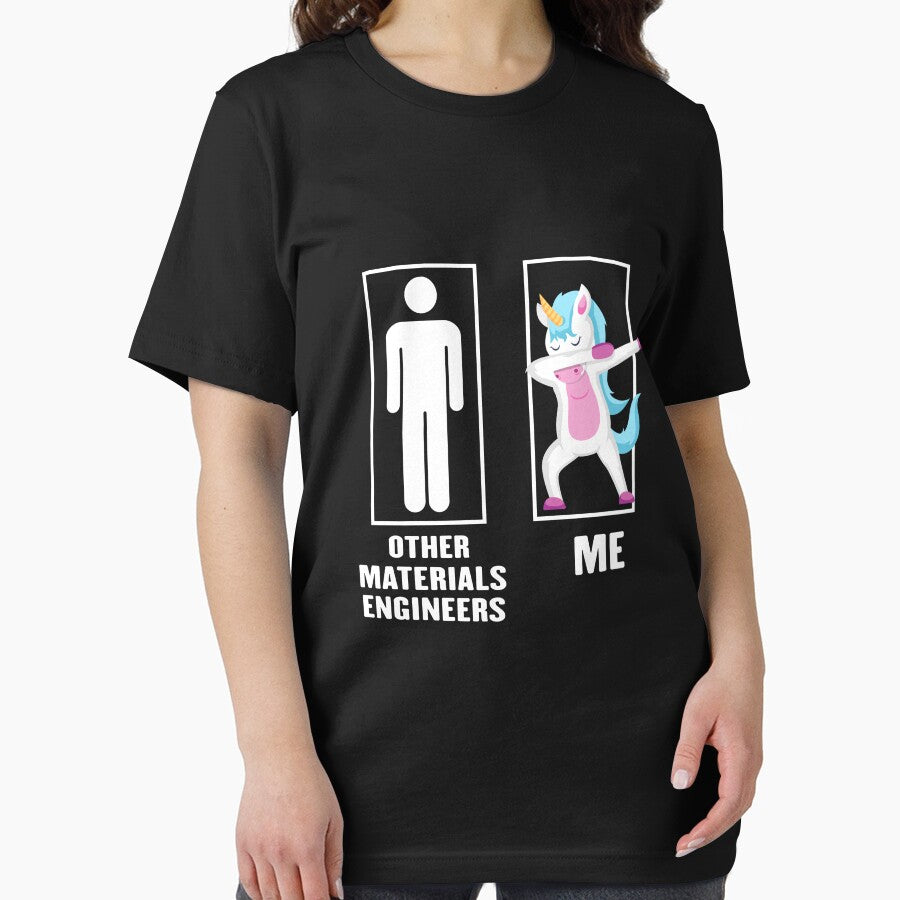 Funny Unicorn Dabbing Other Materials engineer Me, Materials engineer Dad Husband Birthday Christmas Gift by xlnv