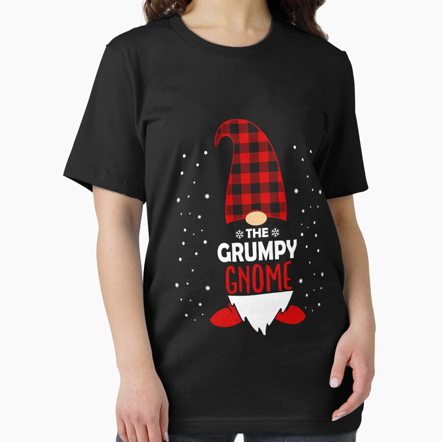 Christmas Grumpy Gnome Red Plaid Gift by Ibu83
