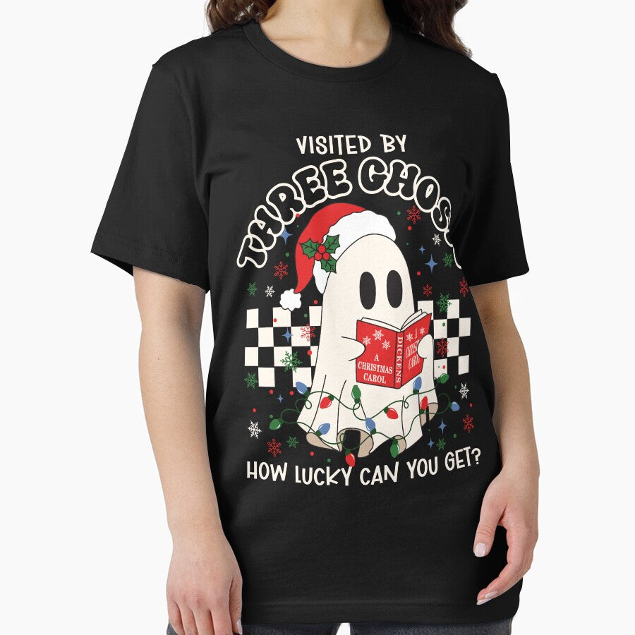 FUNNY CHRISTMAS GHOST READING BOOKS, A CHRISTMAS CAROL by FlutteringWings