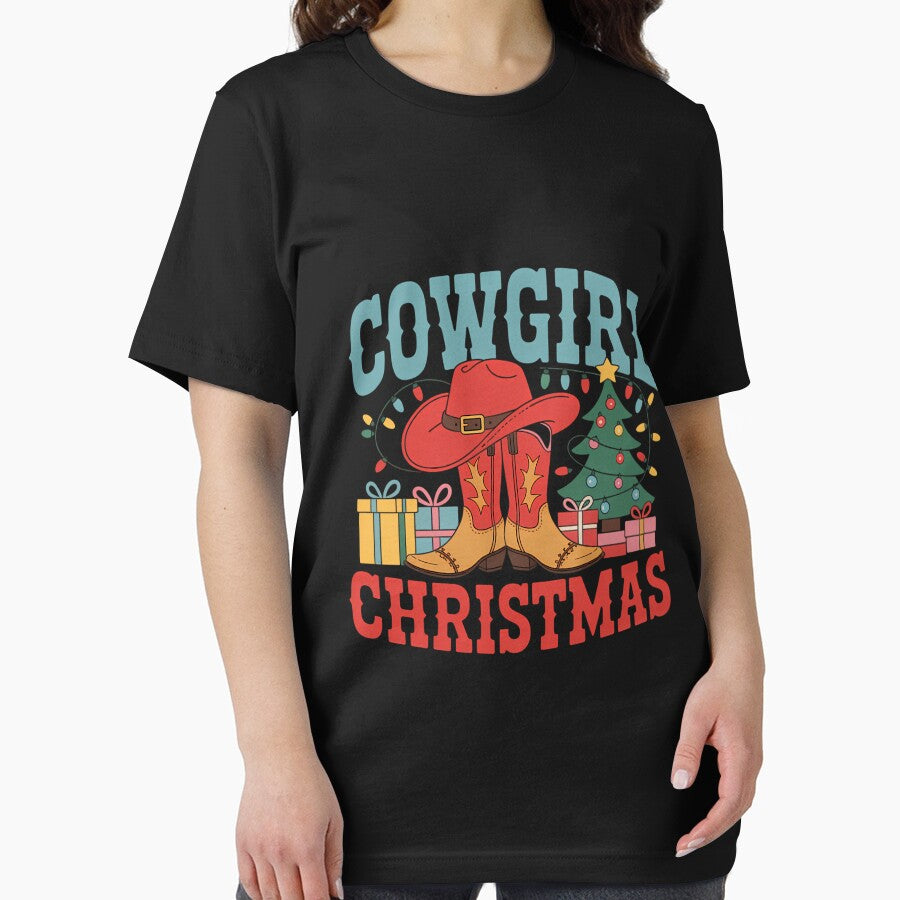 Cowgirl Christmas Country Western Cowgirl Xmas by LunaCrazeArt