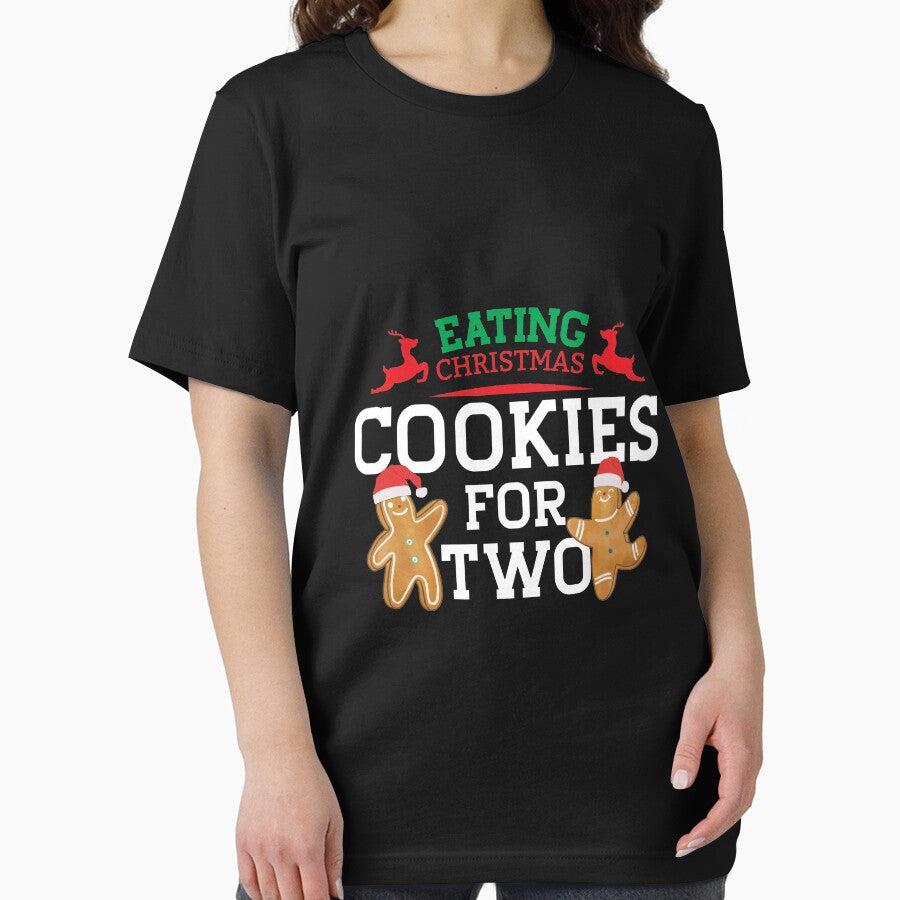 Christmas Cookies For Two , Christmas Pregnancy Announcement, Baby Announcement , Christmas Pregnancy Reveal by plussorn