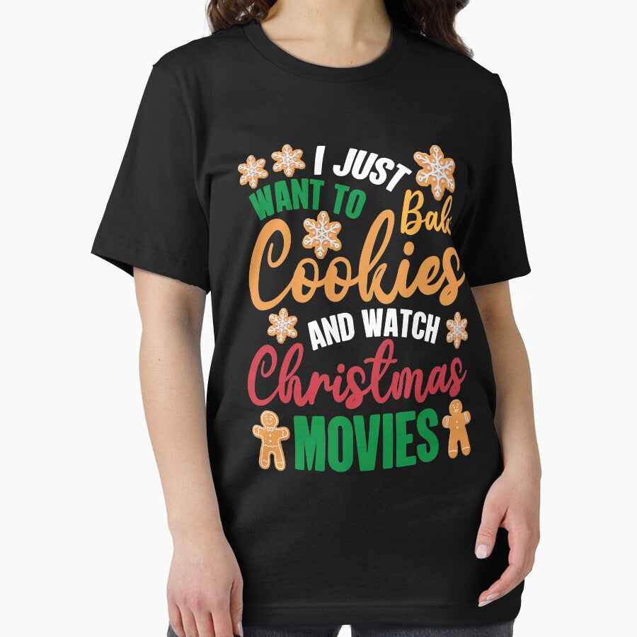 I Just Want To Bake Cookies And Watch Christmas Movies Cookie Tester by GravitiTees