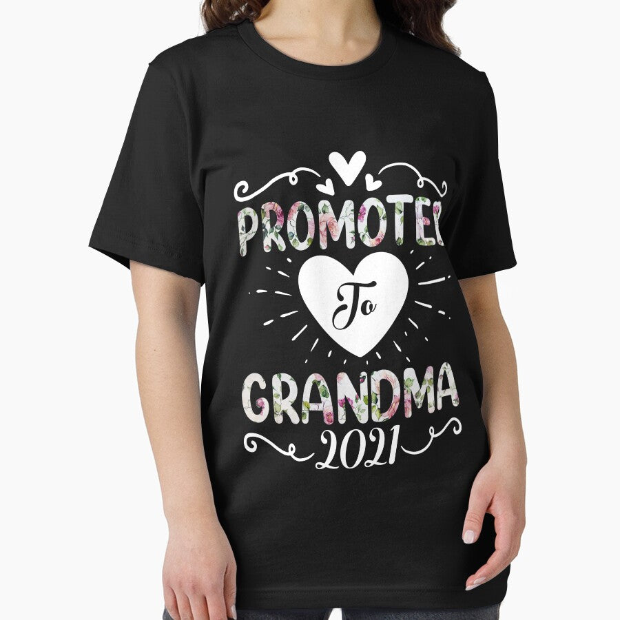 Promoted To Grandma 2021 Pregnancy Women Flower Mother's Day by creativebrother