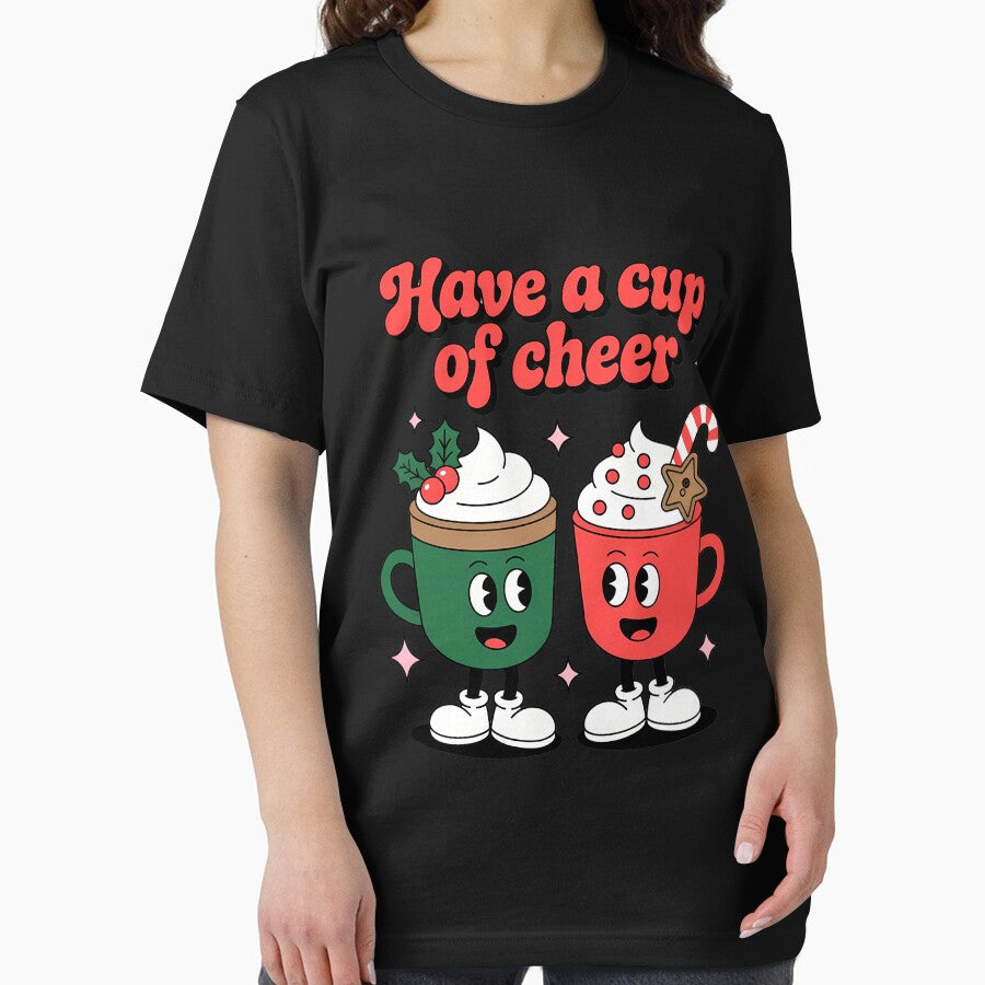 Have A Cup Of Cheer Coffee Hot Cocoa Christmas Cartoon by Turbotine