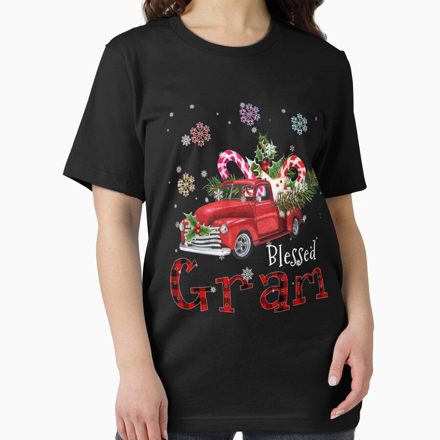 Blessed Gram Christmas Red Truck Gift For Grandma by ainegonza