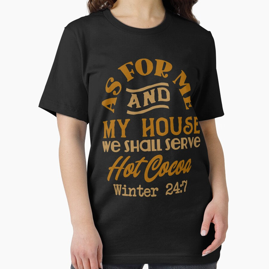 Copy of as for me and my house we shall serve hot cocoa hot chocolate quote by GoodyLeo