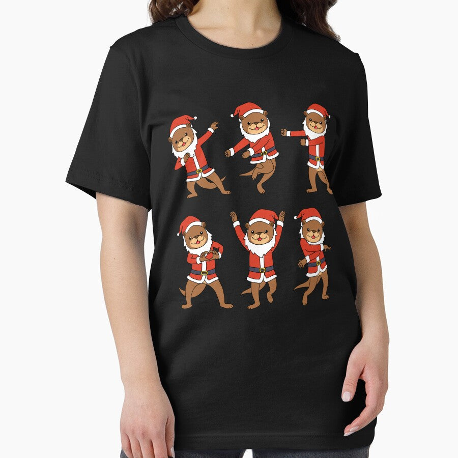 Christmas Otter Gift Women Otter Yoga Gifts Kids Otter by DSWShirts