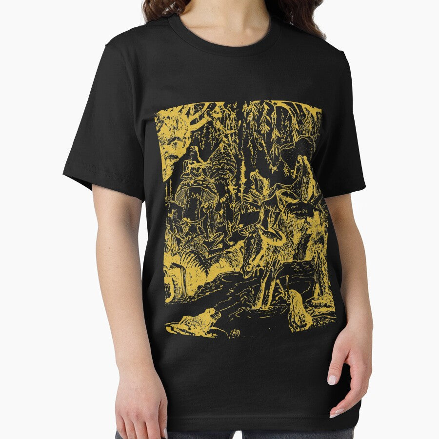 Frogcore Cottagecore Aesthetic Hippie Shrooms Psychedelic by FalkDania