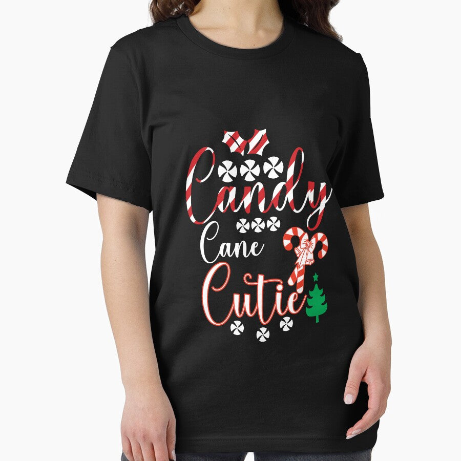 Funny Christmas Candy Cane Cutie Shirt Girls Xmas Pajama by hasanmasud