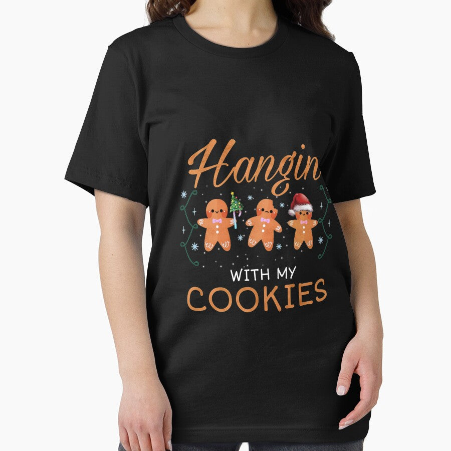Hangin with my cookies funny christmas saying by salahnewdesign