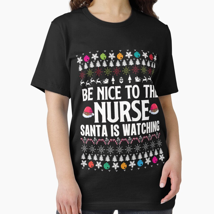Classic To Nurse Christmas Santa Nice The Be is Nurse Vintage Retro Watching by FrankyTepper